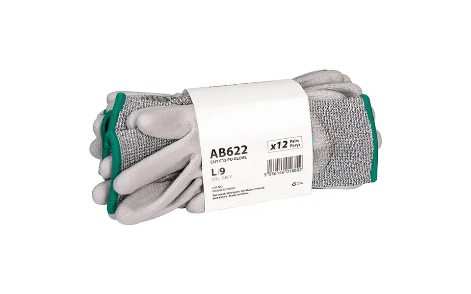 Portwest Cut C13 Pu Essential Multipack Pk12 - Grey