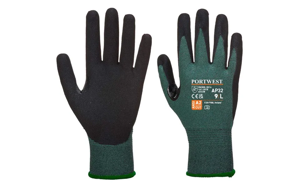 Portwest Dexti Cut Pro Glove - Black Grey