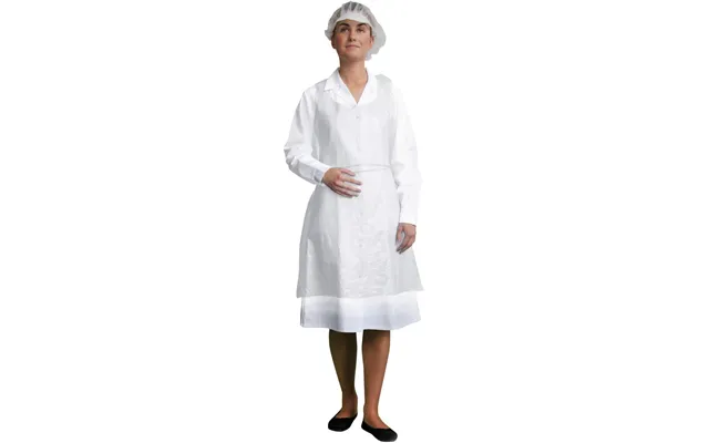 Portwest Disposable Pe Bib Apron - White product image