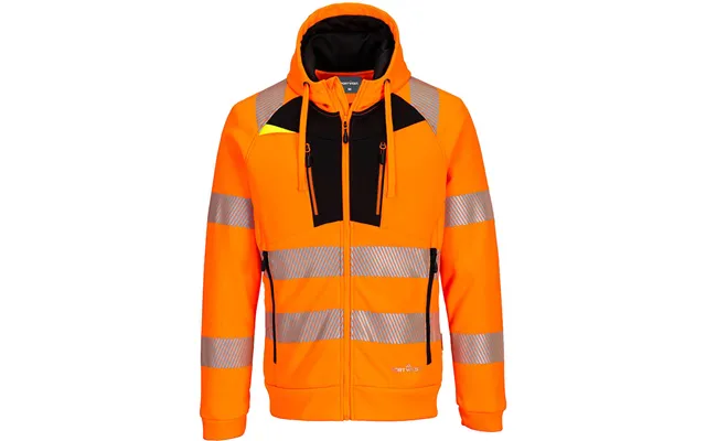 Portwest Dx4 Hi-vis Hoodie - Orange Black