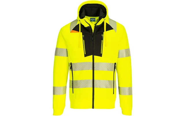 Portwest Dx4 Hi-vis Hoodie - Yellow Black