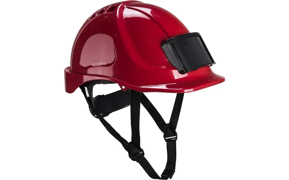 Portwest Endurance Badge Holder Helmet - Red