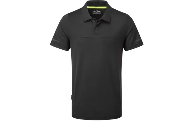 Portwest Ev4 Lightweight Polo Shirt S S - Black product image