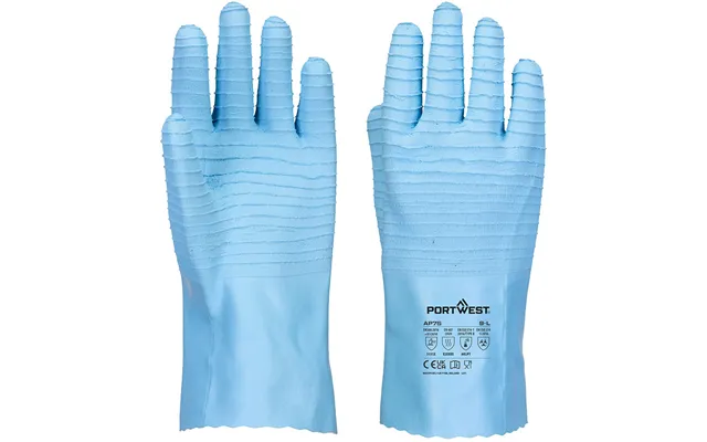 Portwest Fd Chemical B Latex Gauntlet - Blue