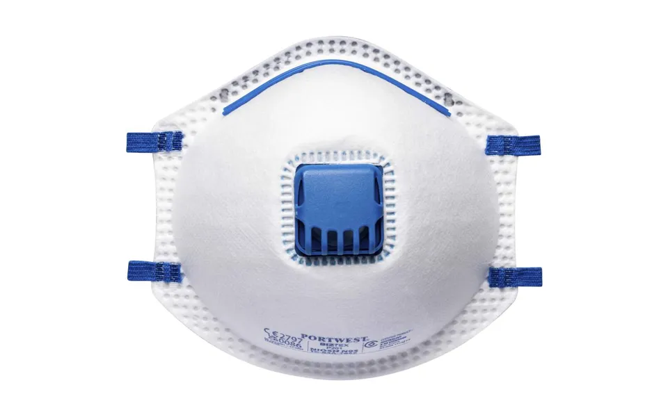 Portwest Ffp2 Valved Respirator - White