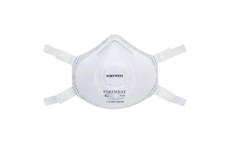 Portwest Ffp3 Premium Dolomite Respirator - White