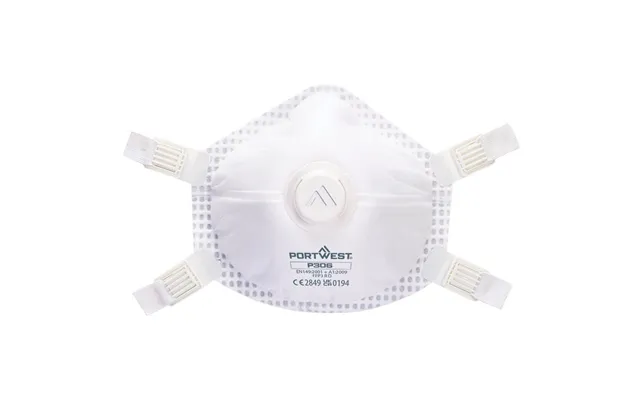 Portwest Ffp3 Ultimate Valved Reusable Respirator Pk5 - White