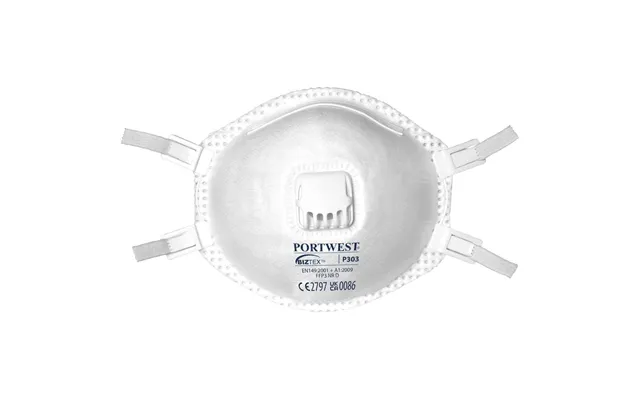 Portwest Ffp3 Valved Dolomite Respirator - White