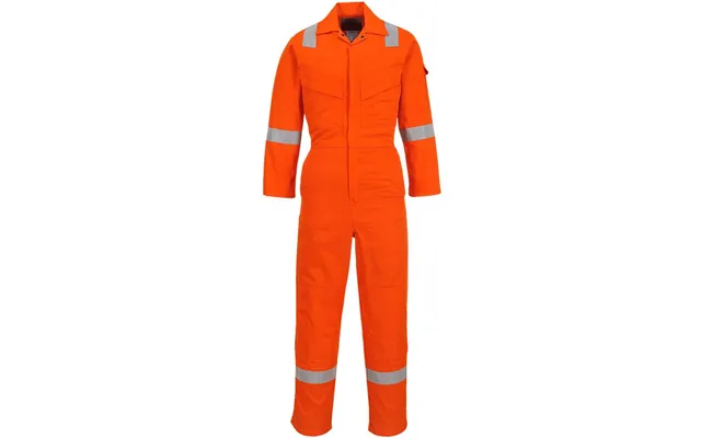 Portwest Flame Resistant Light Weight Anti-static Coverall 280g - Orange
