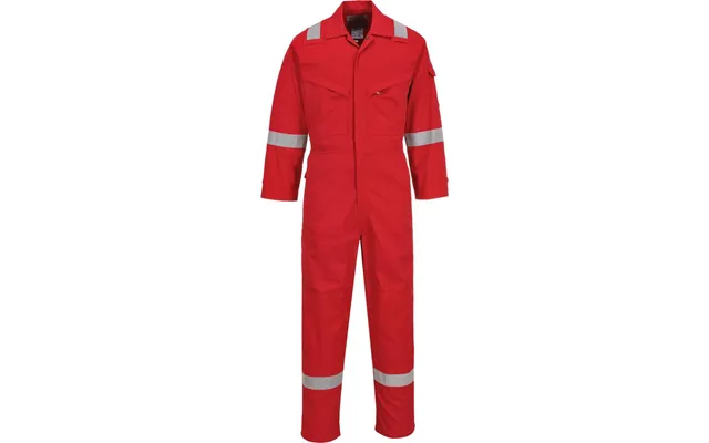 Portwest Flame Resistant Light Weight Anti-static Coverall 280g - Red product image