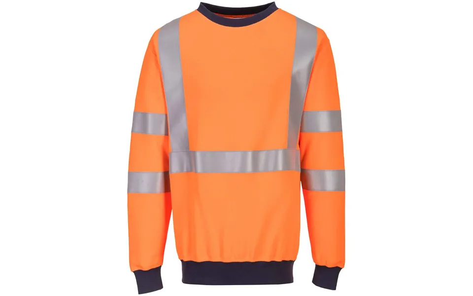Portwest Flame Resistant Ris Sweatshirt - Orange