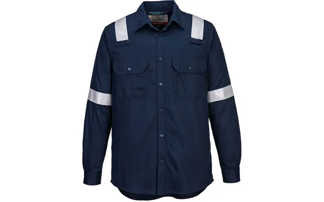 Portwest Fr Lightweight Anti-static Shirt - Navy product image