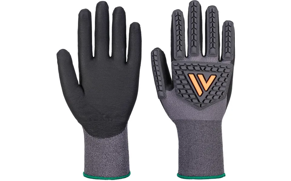 Portwest Grip 15 Nitrile Impact Glove - Black