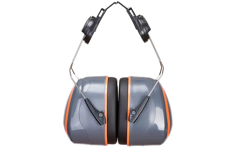 Portwest Hv Extreme Ear Muff Helmet Mounted - Grey Orange