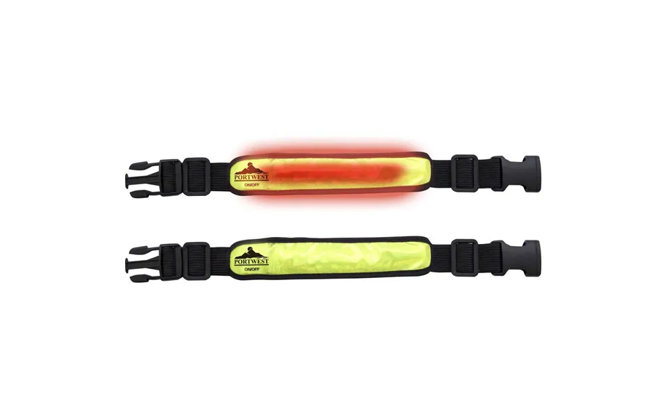Portwest Illuminated Flashing Armband - Yellow