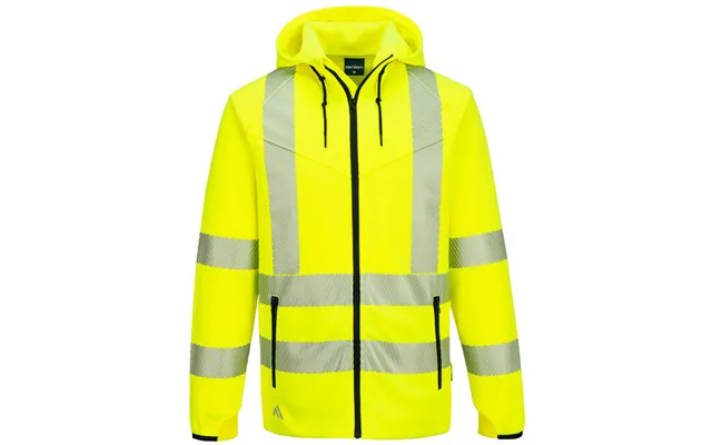 Portwest Kx3 Sport Hi-vis Zipped Hoodie - Yellow