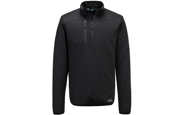Portwest Kx3 Sport Textured 1 4 Zip Sweatshirt - Black