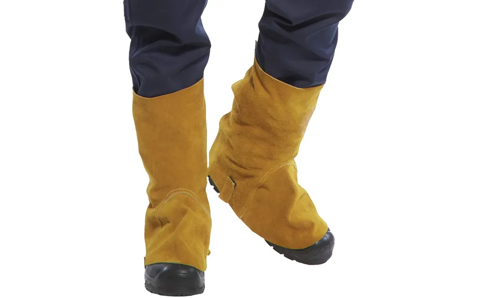 Portwest Leather Welding Boot Cover - Tan