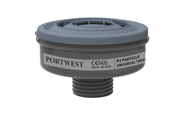 Portwest P3 Particle Filter Universal Thread - Black