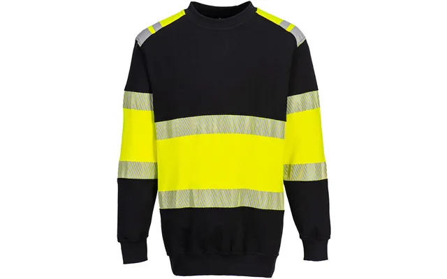 Portwest Pw3 Flame Resistant Class 1 Sweatshirt - Yellow Black product image