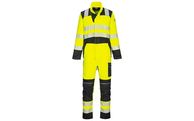 Portwest Pw3 Fr Hi-vis Coverall - Yellow Black product image