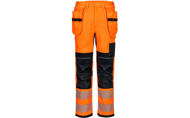 Portwest Pw3 Fr Hvo Holster Trousers - Orange Black