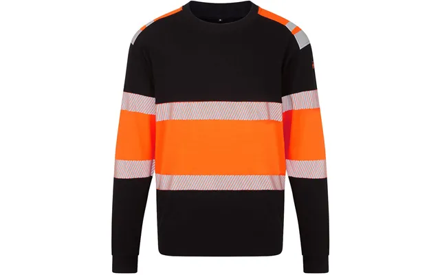 Portwest Pw3 Modaflame Knit Hvo Class 1 Fr Sweatshirt - Orange Black