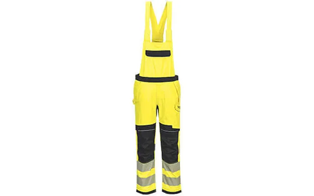 Portwest Pw3 Modaflame Work Hi-vis Multi-norm Fr Bib And Brace - Yellow Black product image