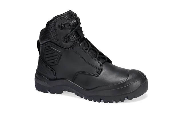 Portwest Steel Leather Ankle Boot S3 Sc Hro Hi Ci Lg Sr - Black