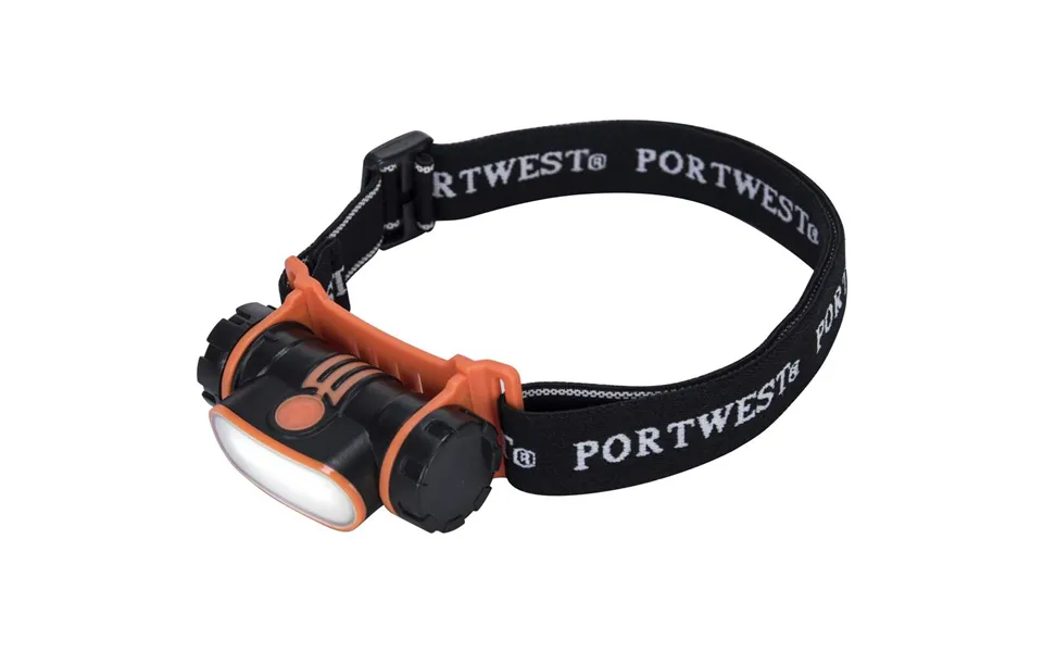 Portwest Usb Rechargeable Led Head Light - Black