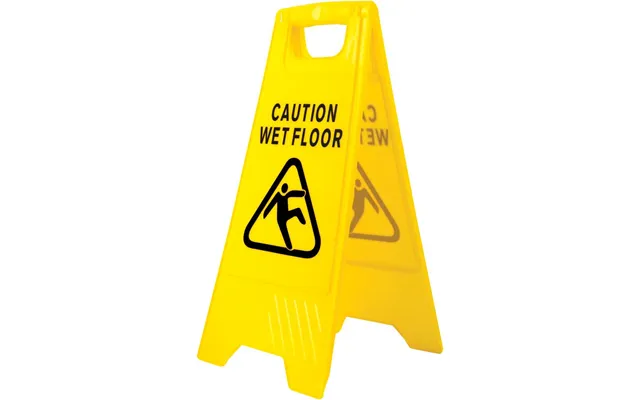 Portwest Wet Floor Warning Sign - Yellow