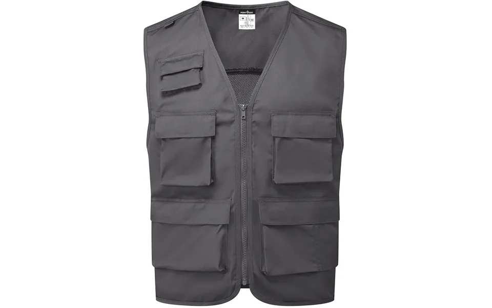 Portwest Work Vest - Metal Grey