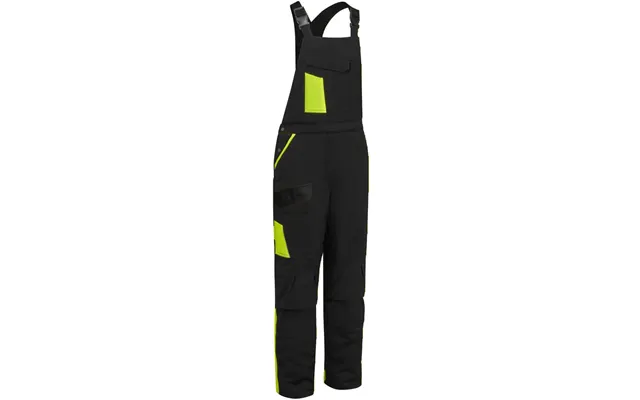 Portwest Wx1 Two Tone Insulated Cotton Bib And Brace - Black Yellow