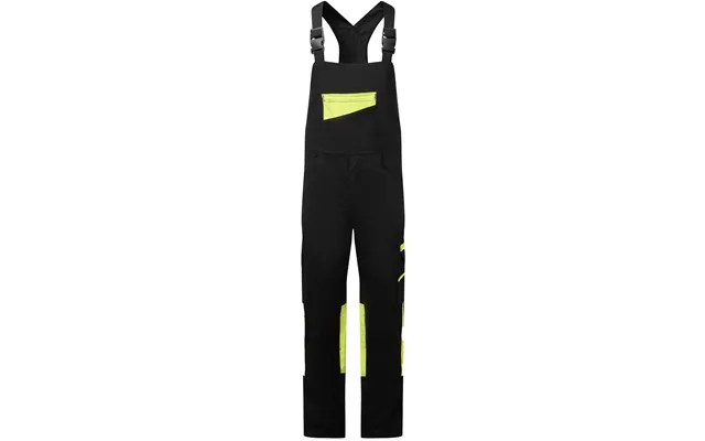 Portwest Wx2 Eco Stretch Bib And Brace - Black Yellow product image