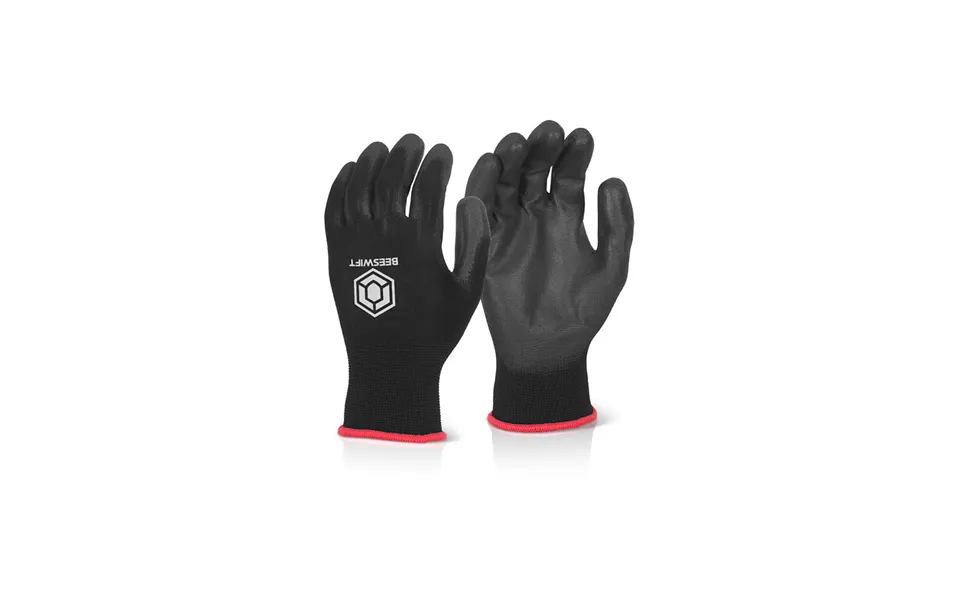 Pu Coated Glove Black - Xs