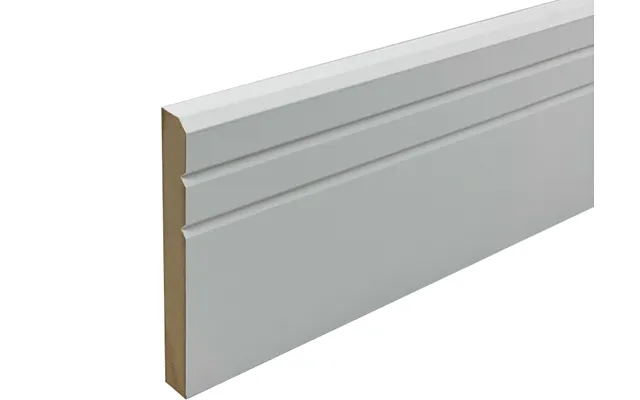 Modern Chamfered & 2x V Grooved 15mm X 119mm X 2440mm Primed