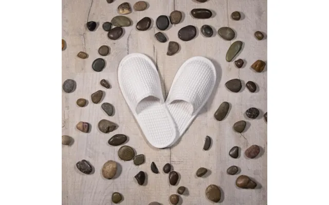100% Cotton Waffle Slippers
