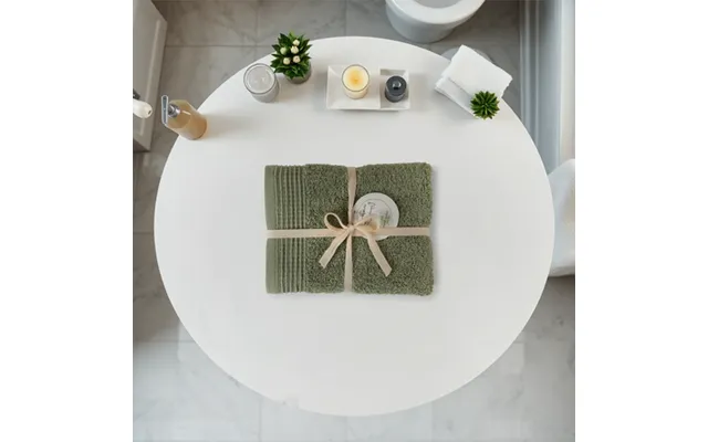 100% Organic Cotton Hand Towels - Gift Ribboned product image