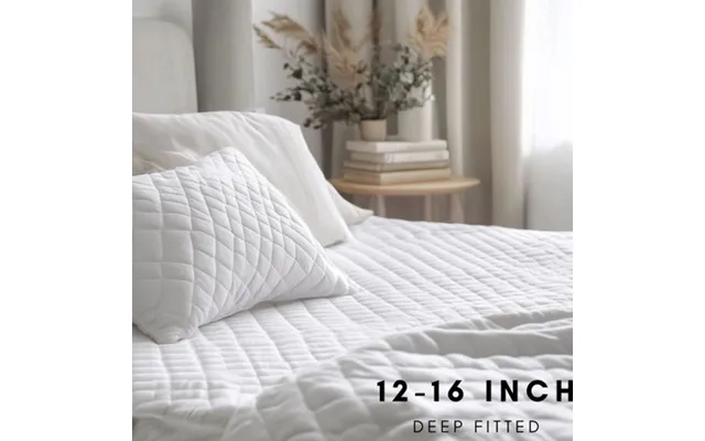 12 To 16 Deep Quilted Mattress Protector