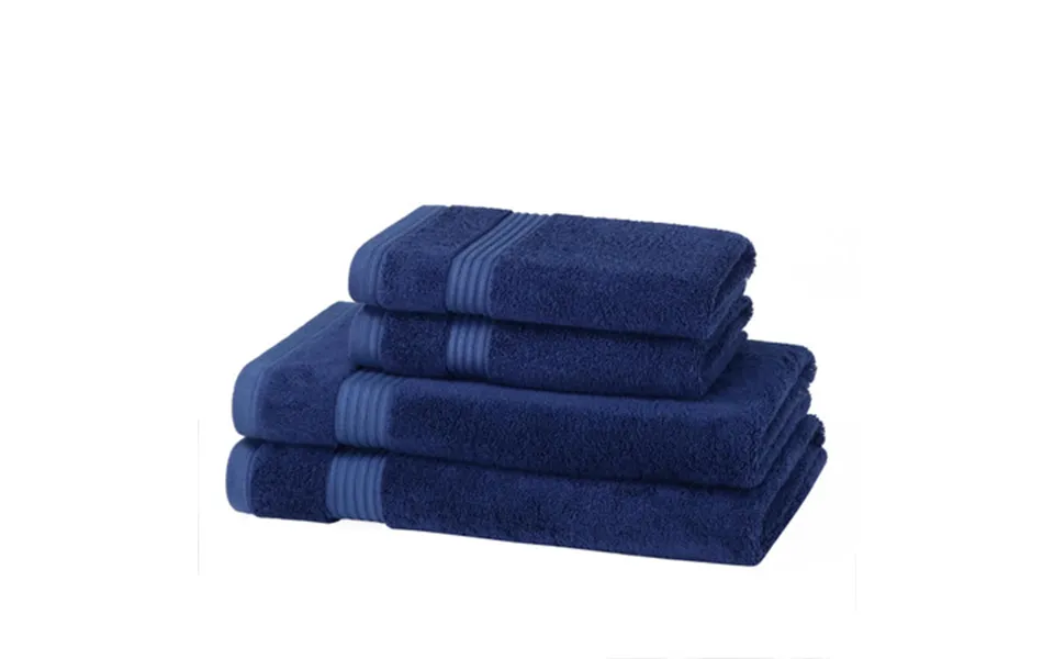 4 Piece 700gsm Bamboo Towel Set - 2 Hand Towels, 2 Bath Towels