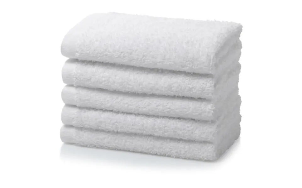 500 Gsm White Face Cloths - Pack Of 12