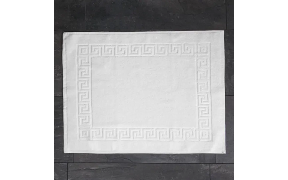 750 Gsm Greek Key Bath Mat