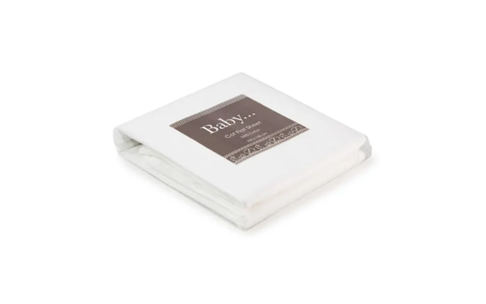 Baby Cot Bed Flat Sheet - 100% Cotton