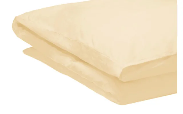 Cream Easy Care Duvet Cover Polycotton - King