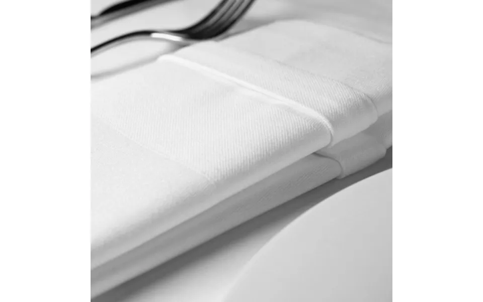 Damask Satin Band Napkins - 100% Cotton