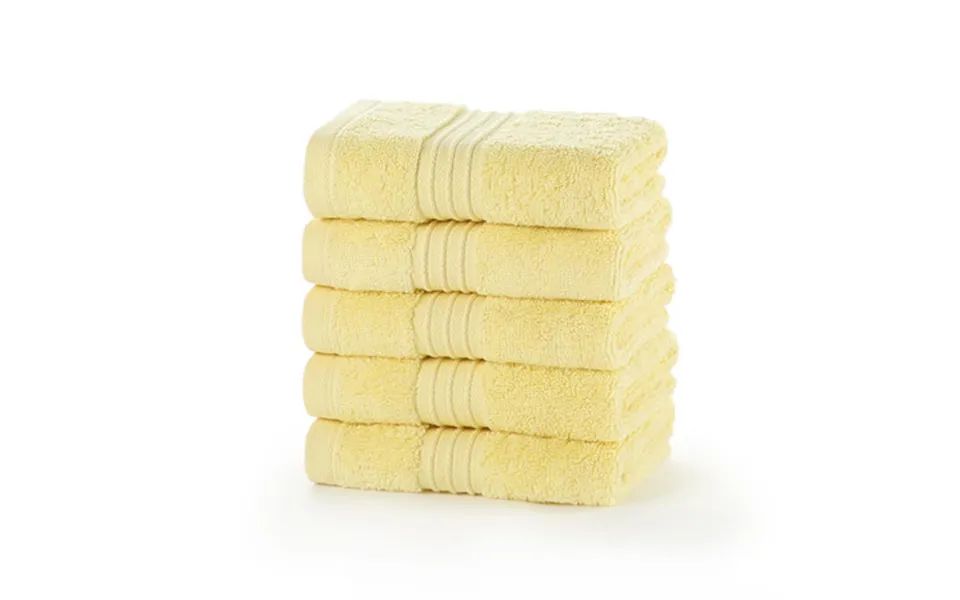 Egyptian Collection 700 Gsm Lemon Face Cloths - Pack Of 12
