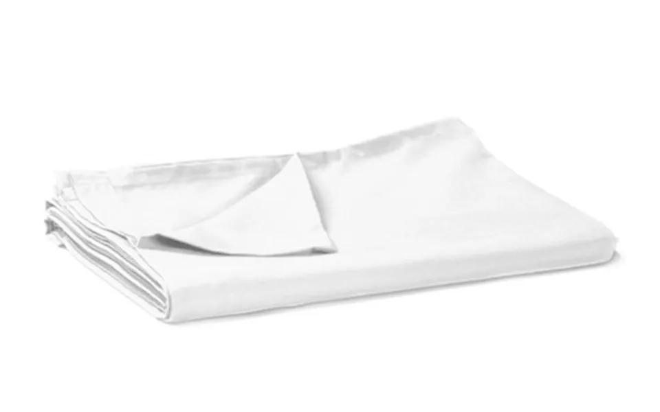 King - White Flat Sheets Easy Care 68 Pick Polycotton 254x269cm