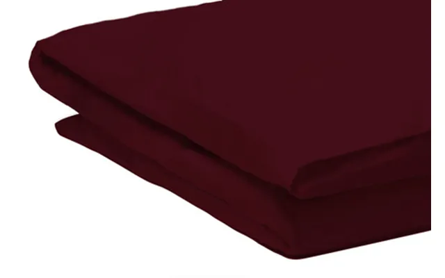 Maroon Wine Easy Care Duvet Cover Polycotton - King