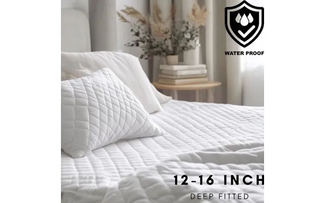 Quilted Waterproof Mattress Protector 12-16 Deep