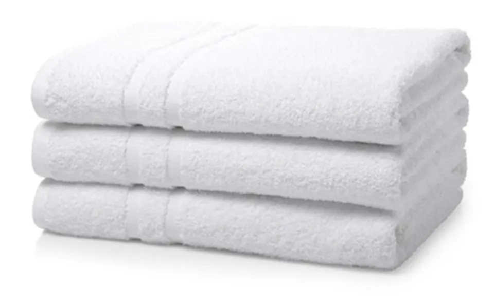 Single Piece White Wholesale Institutional & Hotel Bath Towels - 500 Gsm